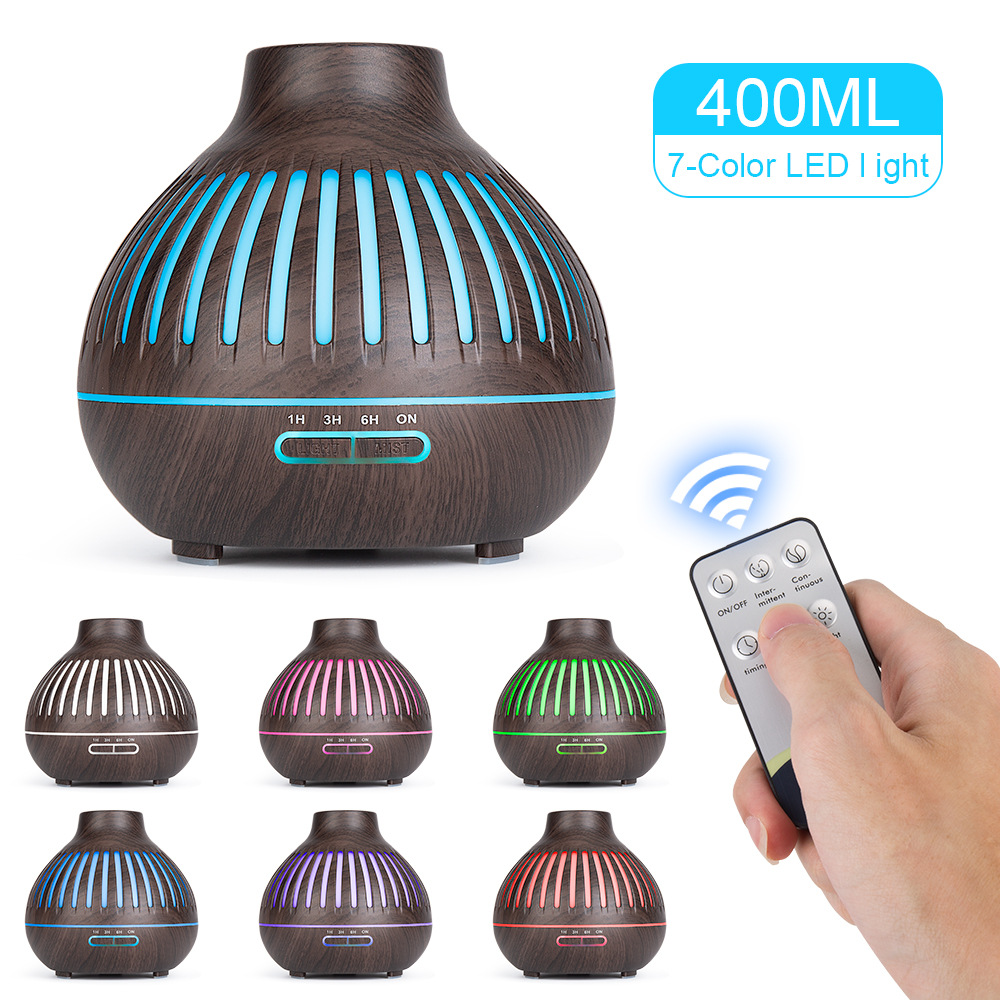 Aroma difúzer lampa D13 400ml + dialkové ovládanie