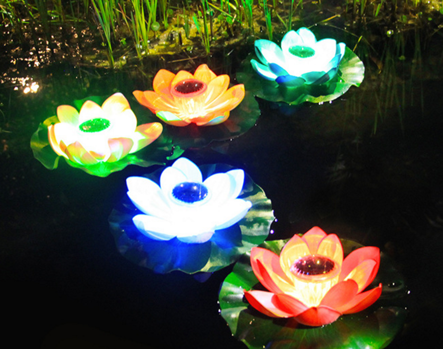 LED lotosový kvet 